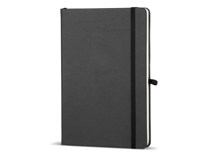 Carnet à personnaliser A5 pour gravure laser Iroko Noir / Noir